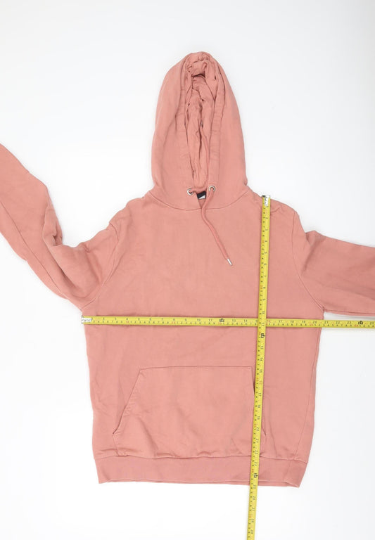 Mens UK Size M ASOS DESIGN Pink Pullover Hoodie