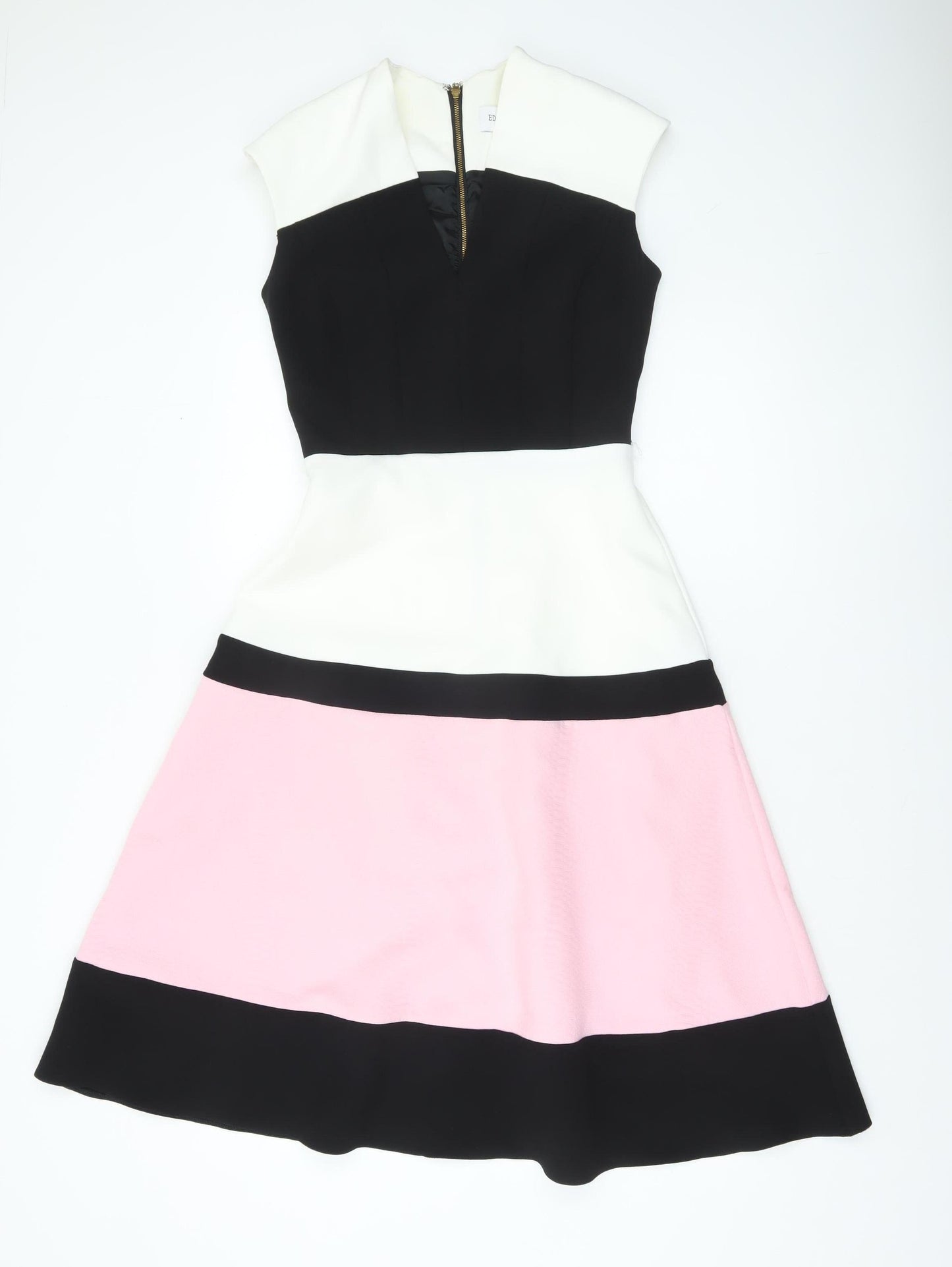 Womens UK Size 8 Eden Row Fit & Flare Dress