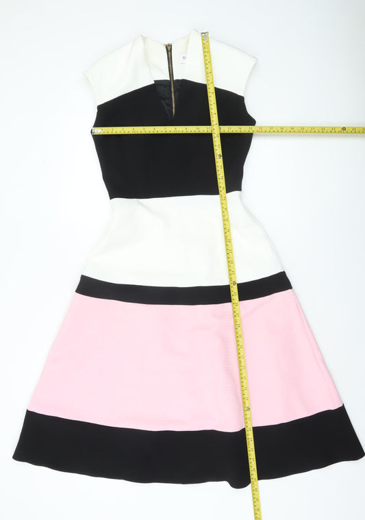 Womens UK Size 8 Eden Row Fit & Flare Dress