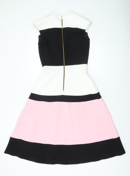 Womens UK Size 8 Eden Row Fit & Flare Dress