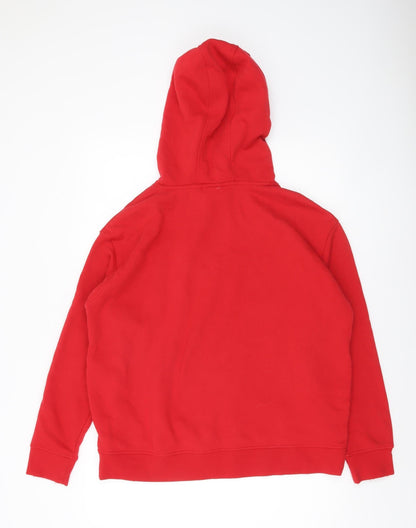 Mens UK Size M Disney Red Pullover Hoodie