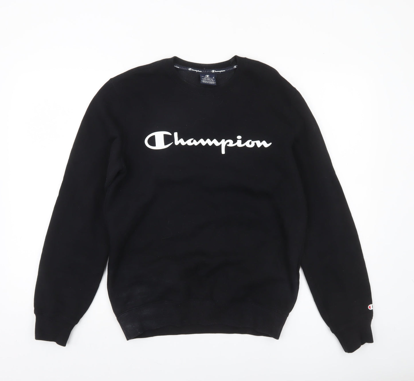 Mens UK Size S Champion Black Pullover Sweatshirt