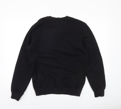 Mens UK Size S Champion Black Pullover Sweatshirt