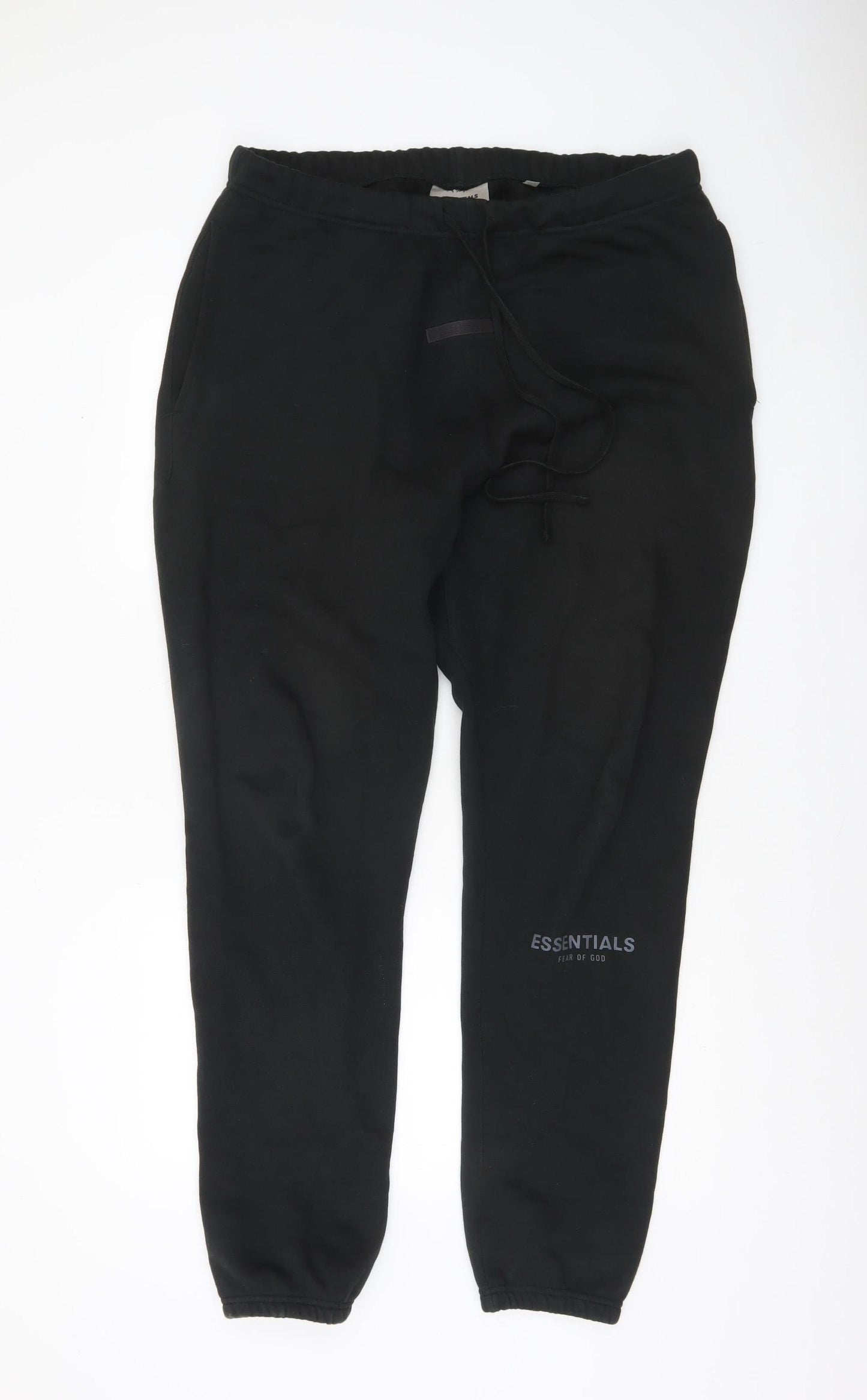 Essentials Fear of God Men's Black Joggers XL Relaxed Fit Streetwear