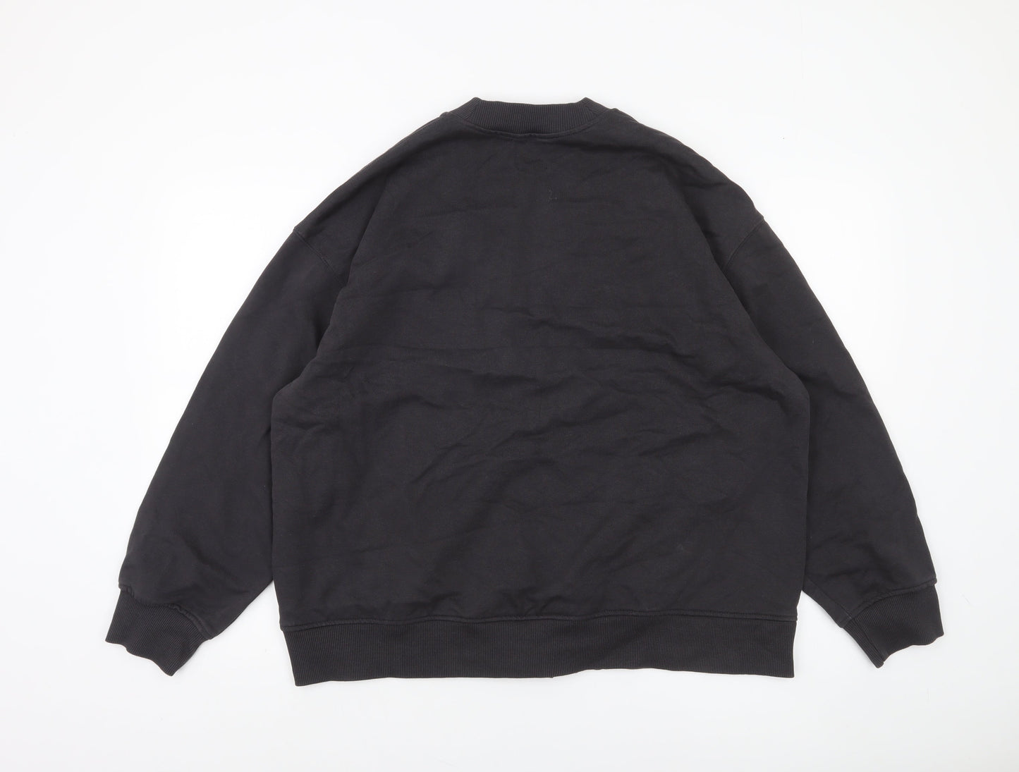 Womens UK Size 12 Zara Black Varsity Jacket
