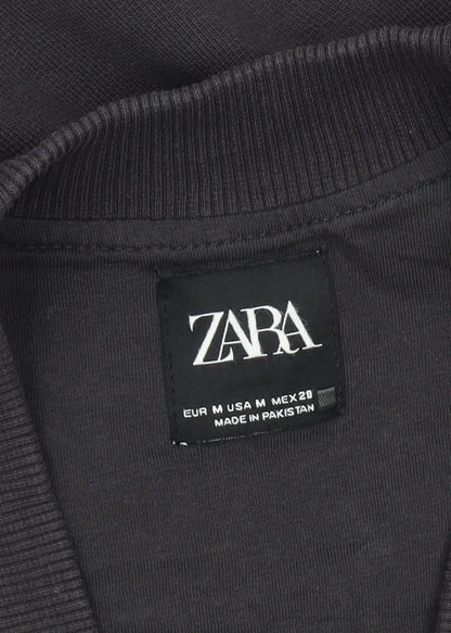 Womens UK Size 12 Zara Black Varsity Jacket