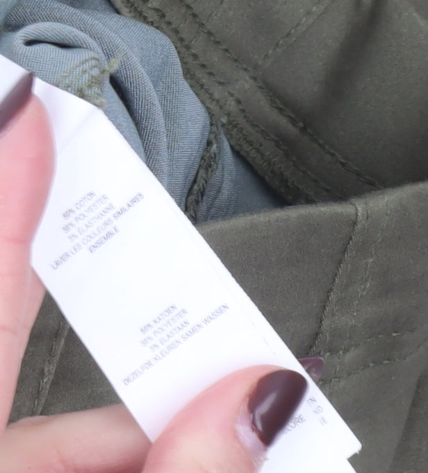 Denim Co. Womens Green Size 16 Stretch Jegging Trousers