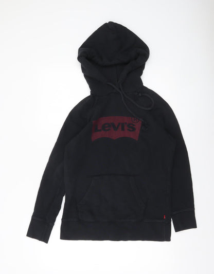Mens UK Size XS Levi's Black Pullover Hoodie