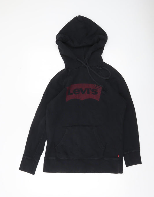 Mens UK Size XS Levi's Black Pullover Hoodie