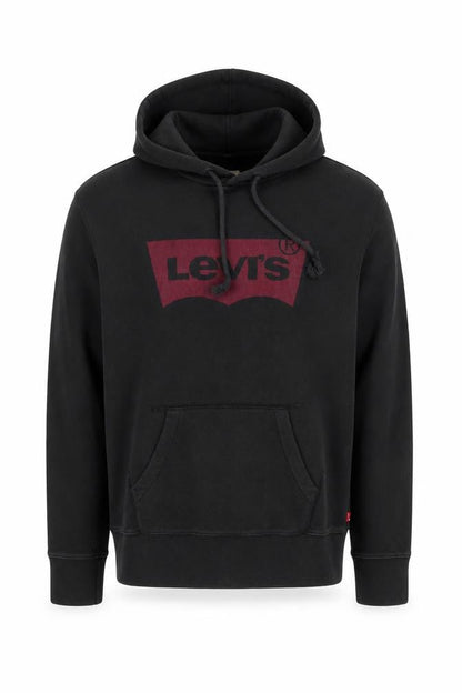Mens UK Size XS Levi's Black Pullover Hoodie