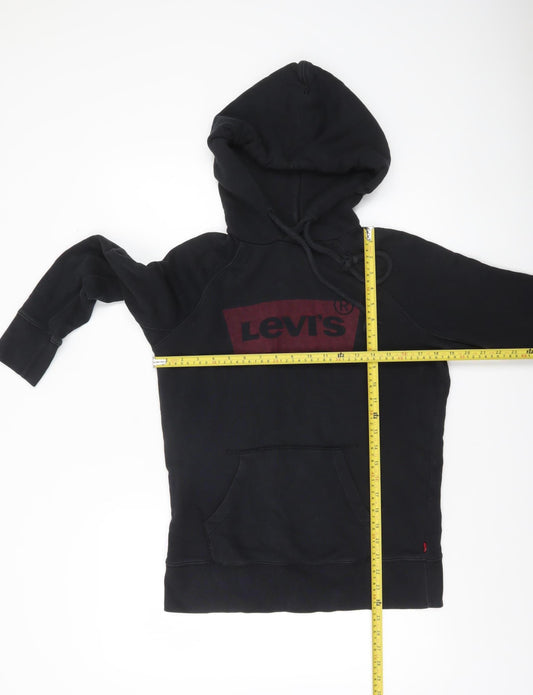 Mens UK Size XS Levi's Black Pullover Hoodie