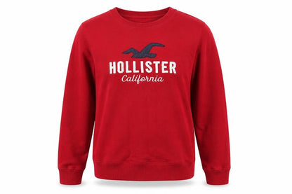 Womens UK Size S Hollister Red Pullover Sweatshirt