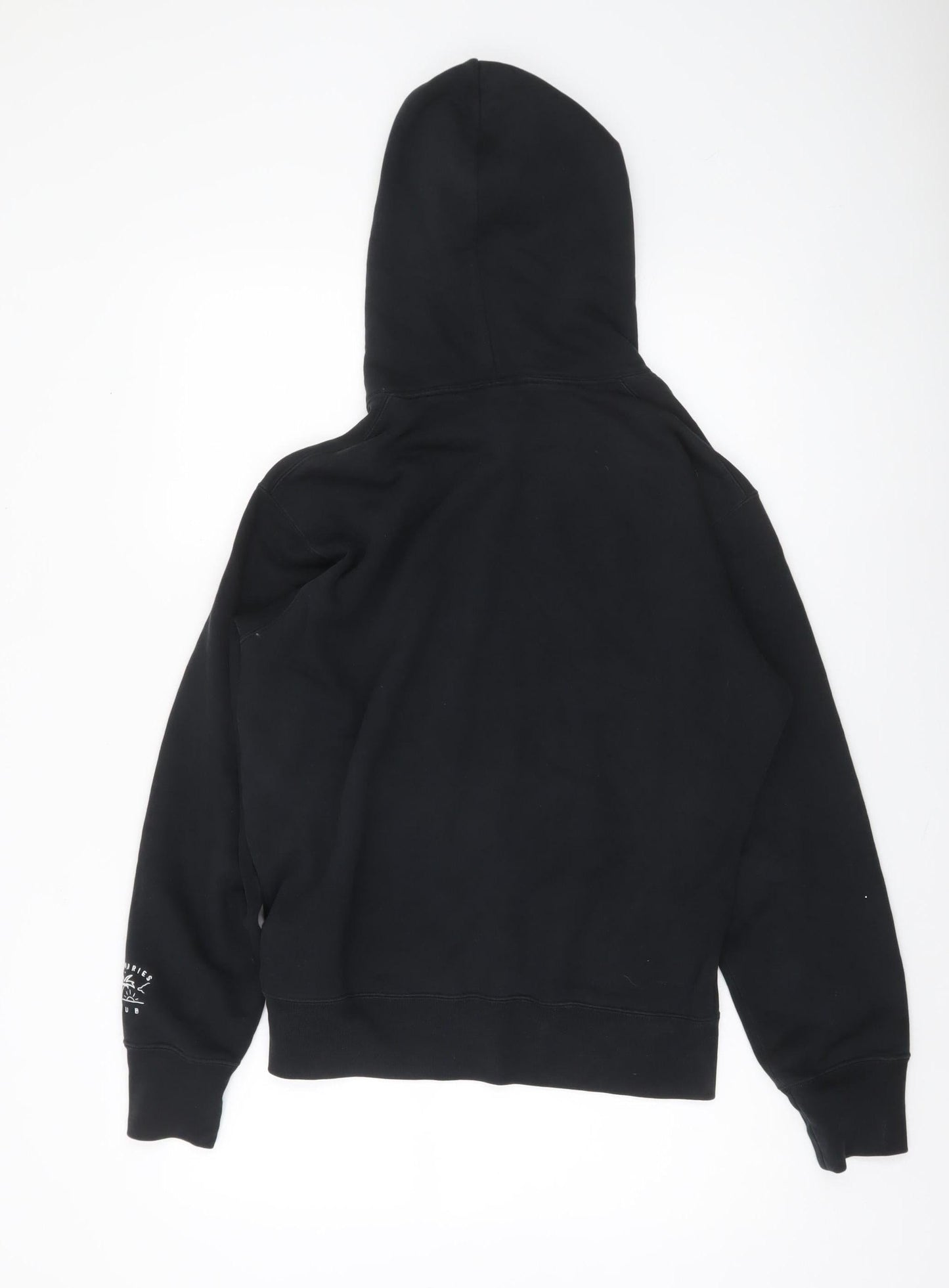 Mens UK Size S Uniqlo Black Pullover Hoodie