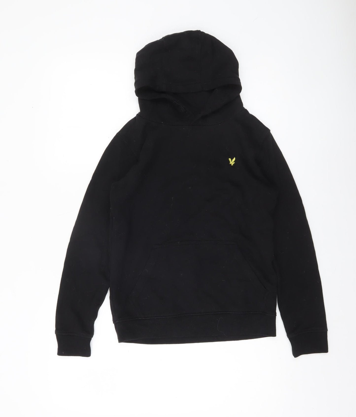 Boys UK Size 10-11 Years Lyle & Scott Black Pullover Hoodie