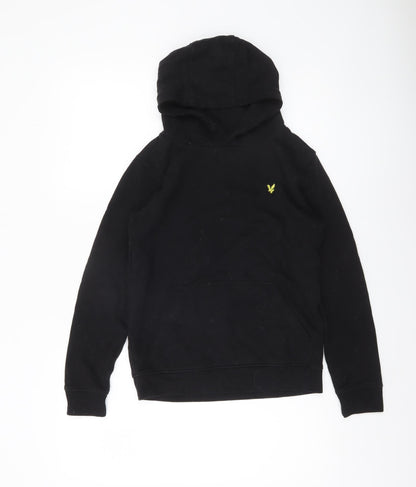 Boys UK Size 10-11 Years Lyle & Scott Black Pullover Hoodie