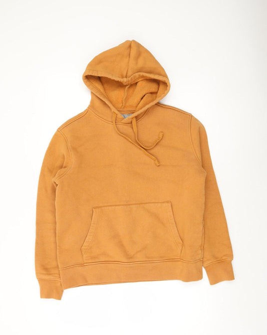 Womens UK Size S Organic Basics Brown Pullover Hoodie