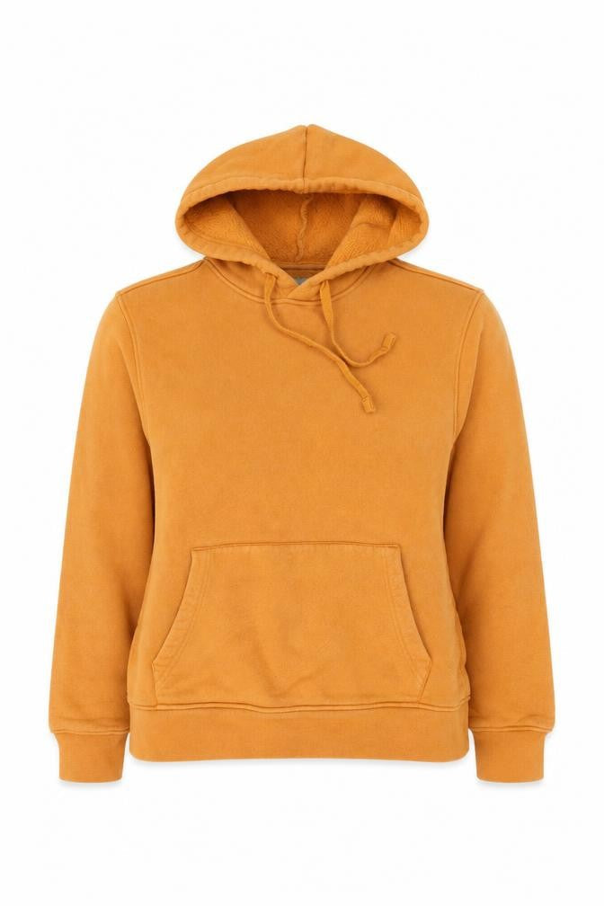 Womens UK Size S Organic Basics Brown Pullover Hoodie