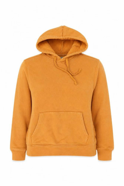 Womens UK Size S Organic Basics Brown Pullover Hoodie