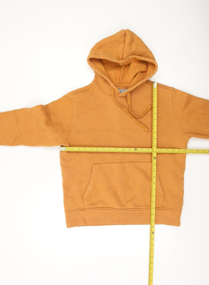 Womens UK Size S Organic Basics Brown Pullover Hoodie