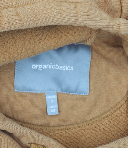 Womens UK Size S Organic Basics Brown Pullover Hoodie