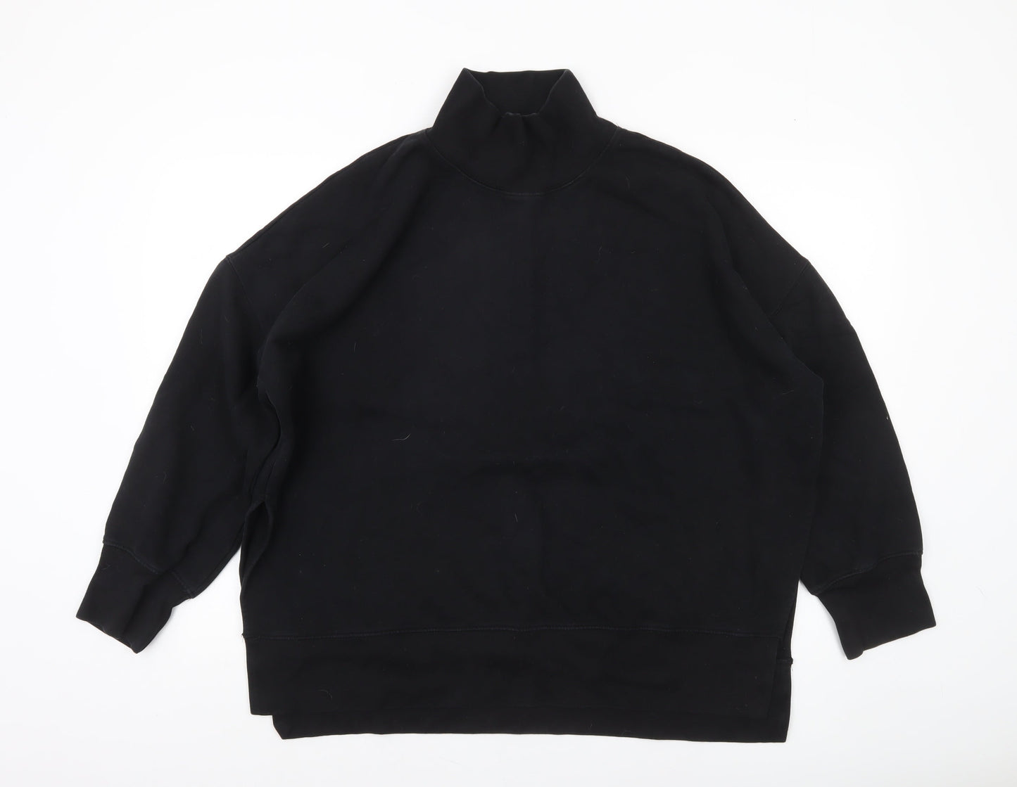 Womens UK Size L French Connection Black Pullover Sweatshirt