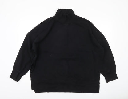 Womens UK Size L French Connection Black Pullover Sweatshirt