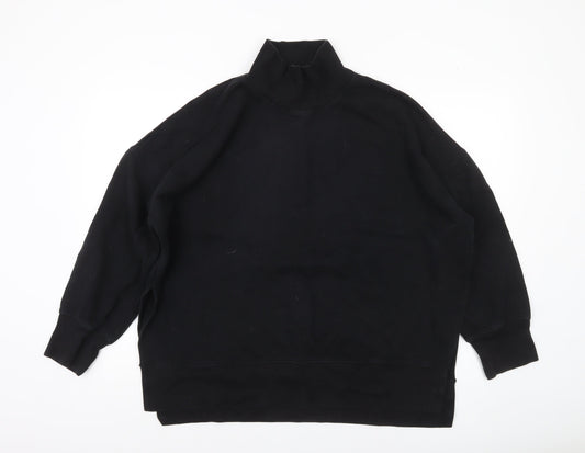 Womens UK Size L French Connection Black Pullover Sweatshirt