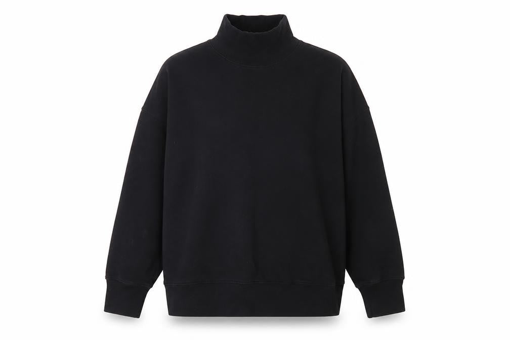 Womens UK Size L French Connection Black Pullover Sweatshirt