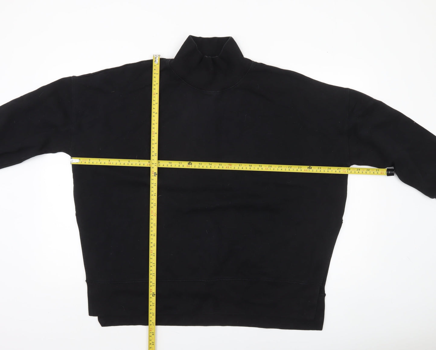 Womens UK Size L French Connection Black Pullover Sweatshirt