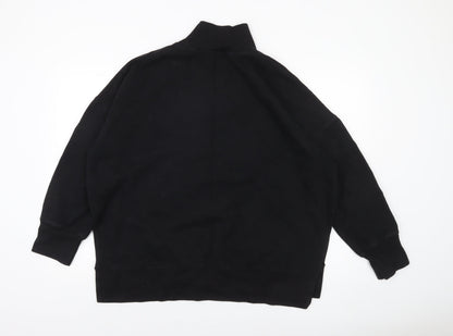Womens UK Size L French Connection Black Pullover Sweatshirt