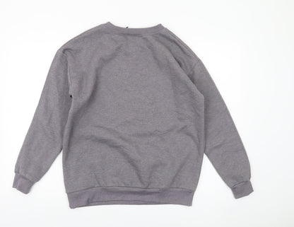 George Women’s Grey Hogwarts School Harry Potter Sweatshirt Size M 12-14