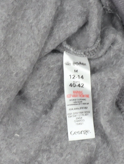 George Women’s Grey Hogwarts School Harry Potter Sweatshirt Size M 12-14