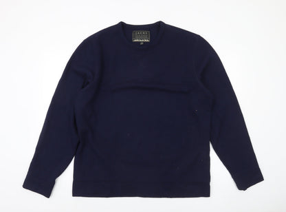 Mens UK Size L JACHS New York Blue Pullover Sweatshirt