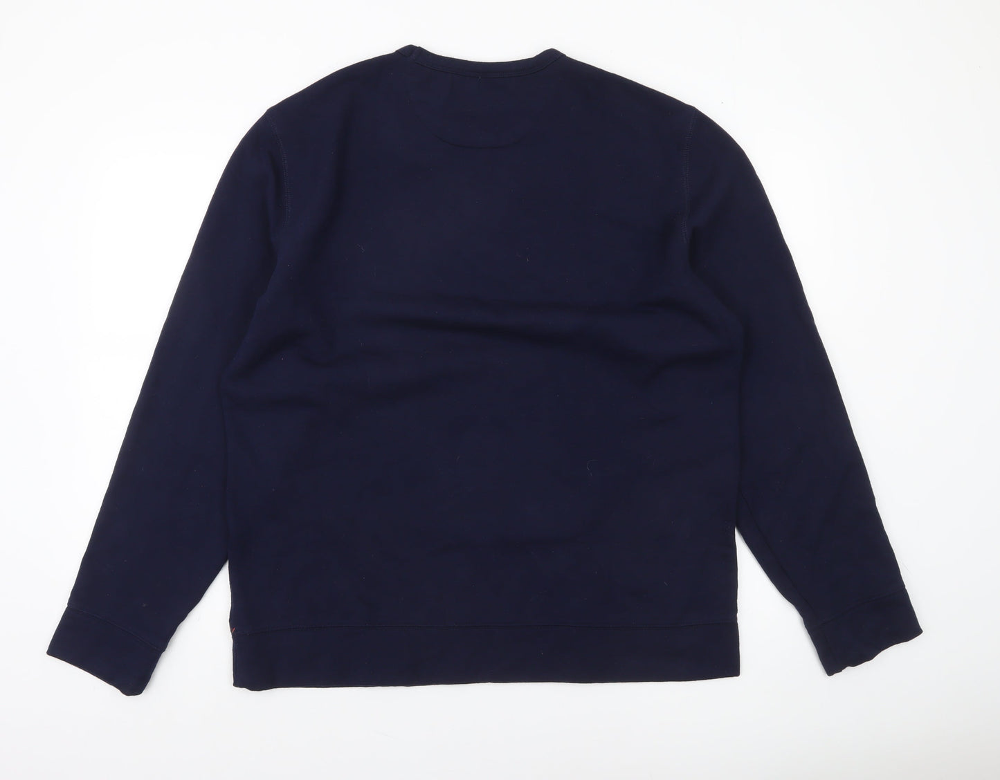 Mens UK Size L JACHS New York Blue Pullover Sweatshirt