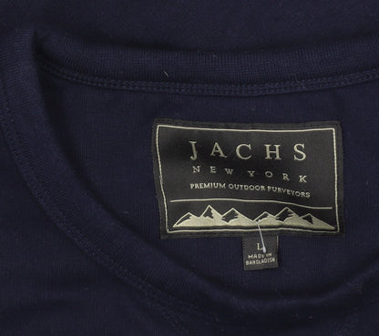 Mens UK Size L JACHS New York Blue Pullover Sweatshirt