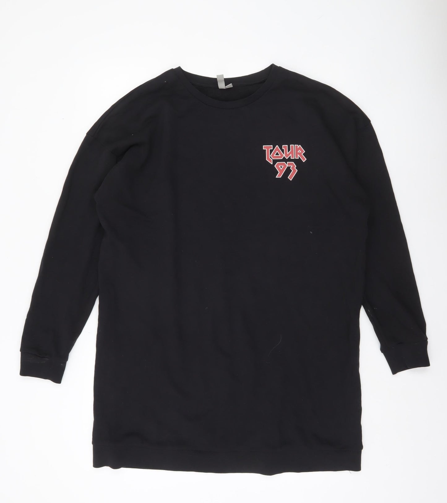 Womens UK Size 14 ASOS Black Pullover Sweatshirt
