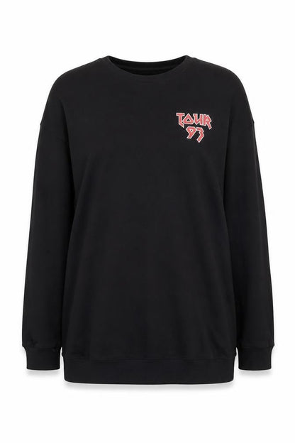 Womens UK Size 14 ASOS Black Pullover Sweatshirt