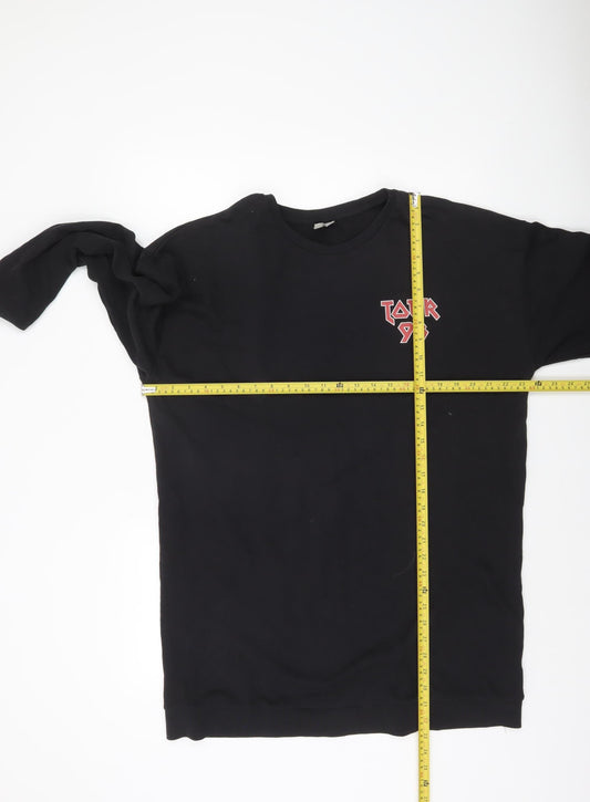 Womens UK Size 14 ASOS Black Pullover Sweatshirt