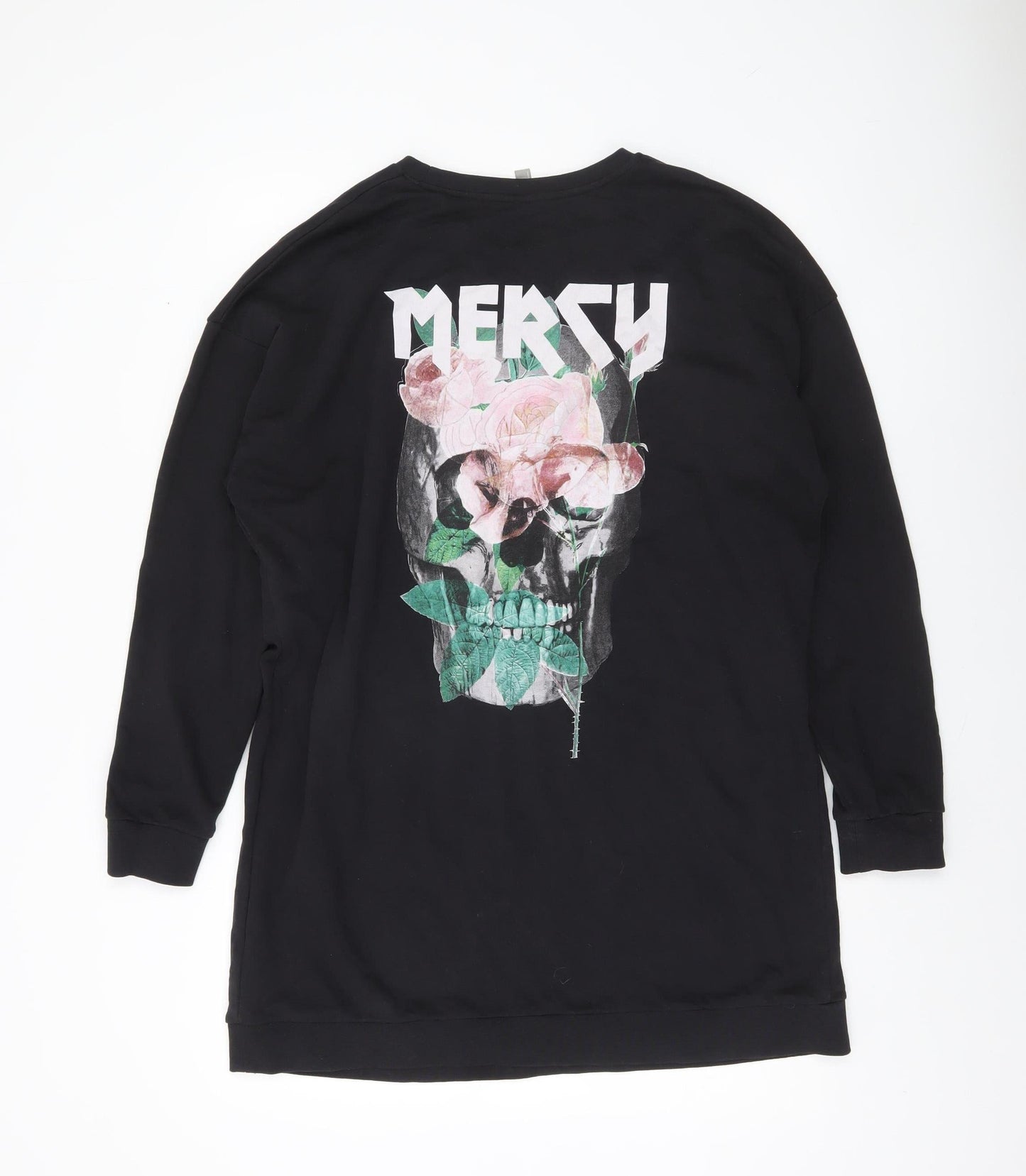 Womens UK Size 14 ASOS Black Pullover Sweatshirt