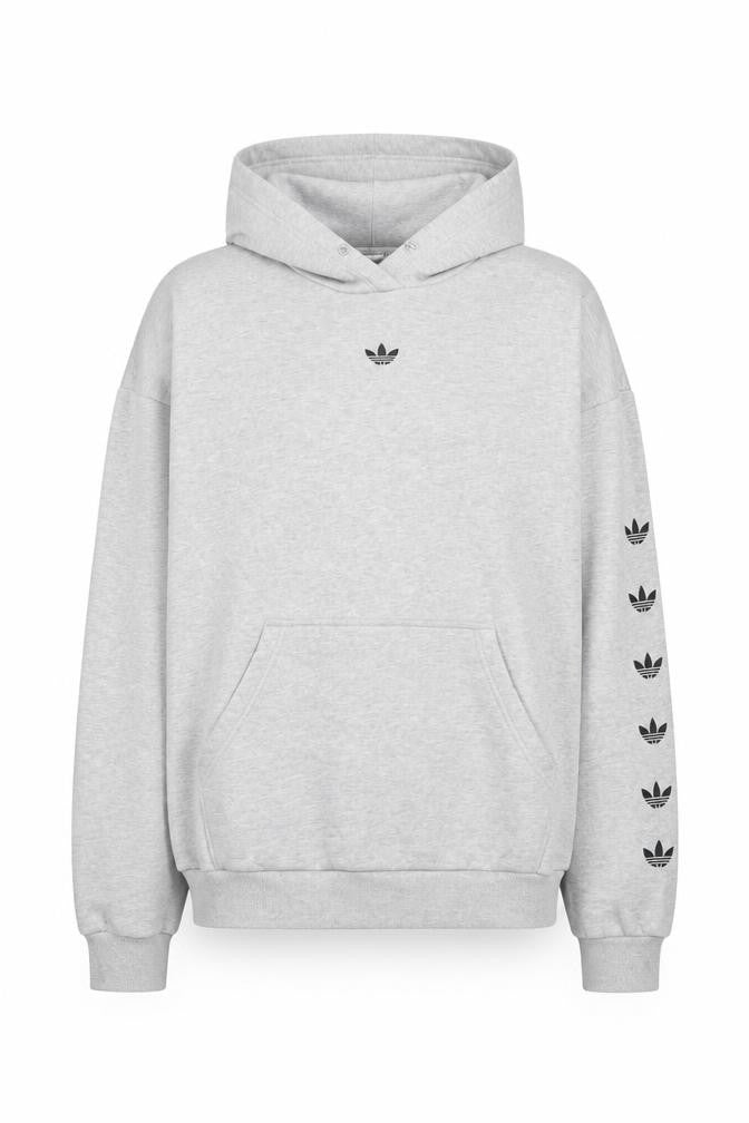 Womens UK Size 4 adidas Grey Pullover Hoodie