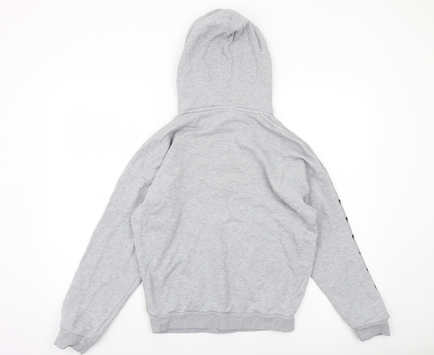 Womens UK Size 4 adidas Grey Pullover Hoodie