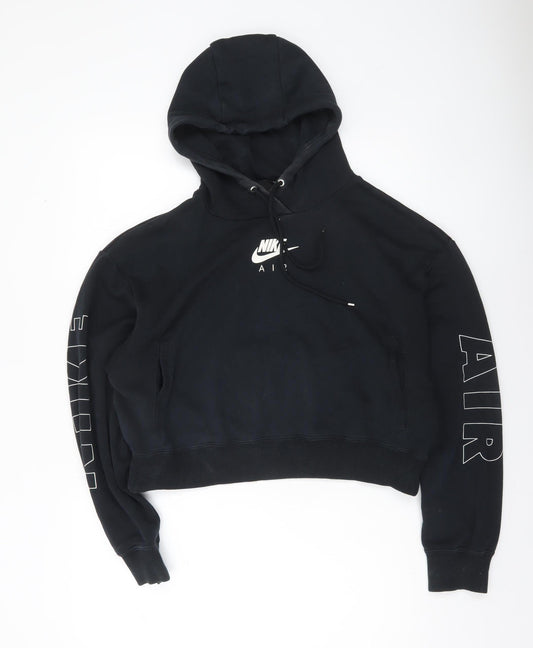 Nike Air Women's Black Medium Pullover Hoodie Sweatshirt