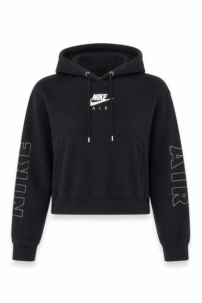 Womens UK Size M Nike Black Pullover Hoodie