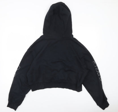 Womens UK Size M Nike Black Pullover Hoodie
