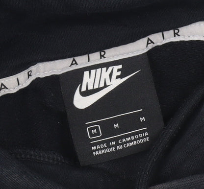 Womens UK Size M Nike Black Pullover Hoodie