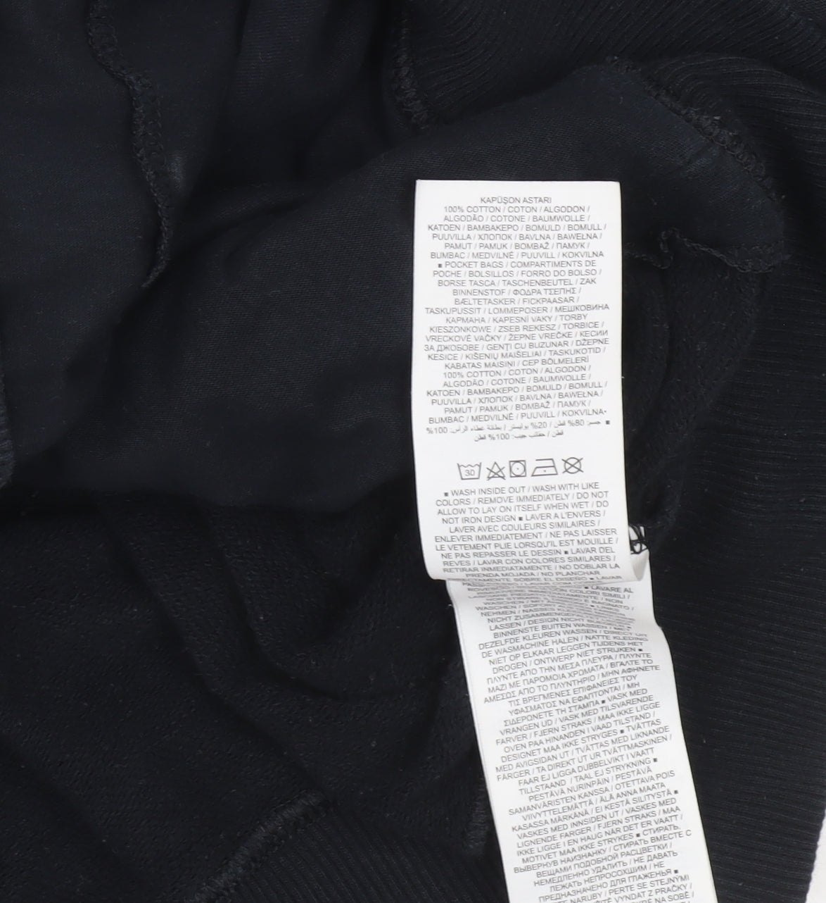 Womens UK Size M Nike Black Pullover Hoodie