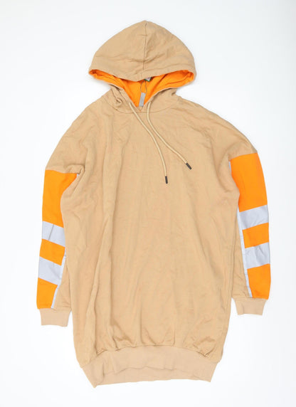 Womens UK Size 10 ASOS Beige Pullover Hoodie