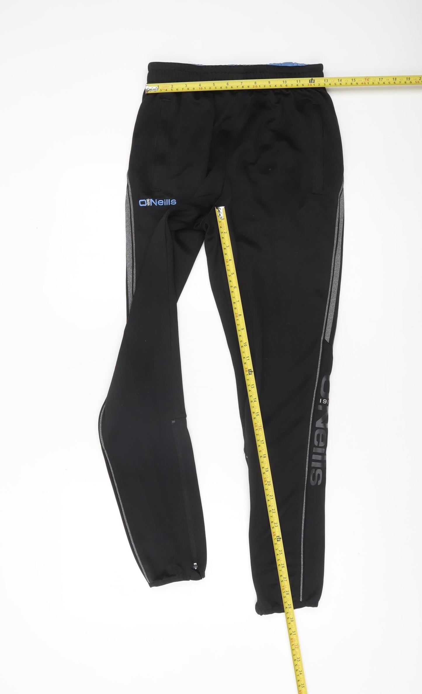 O’Neills Men’s Black Jogger Track Pants Size Small Polyester Tapered Fit