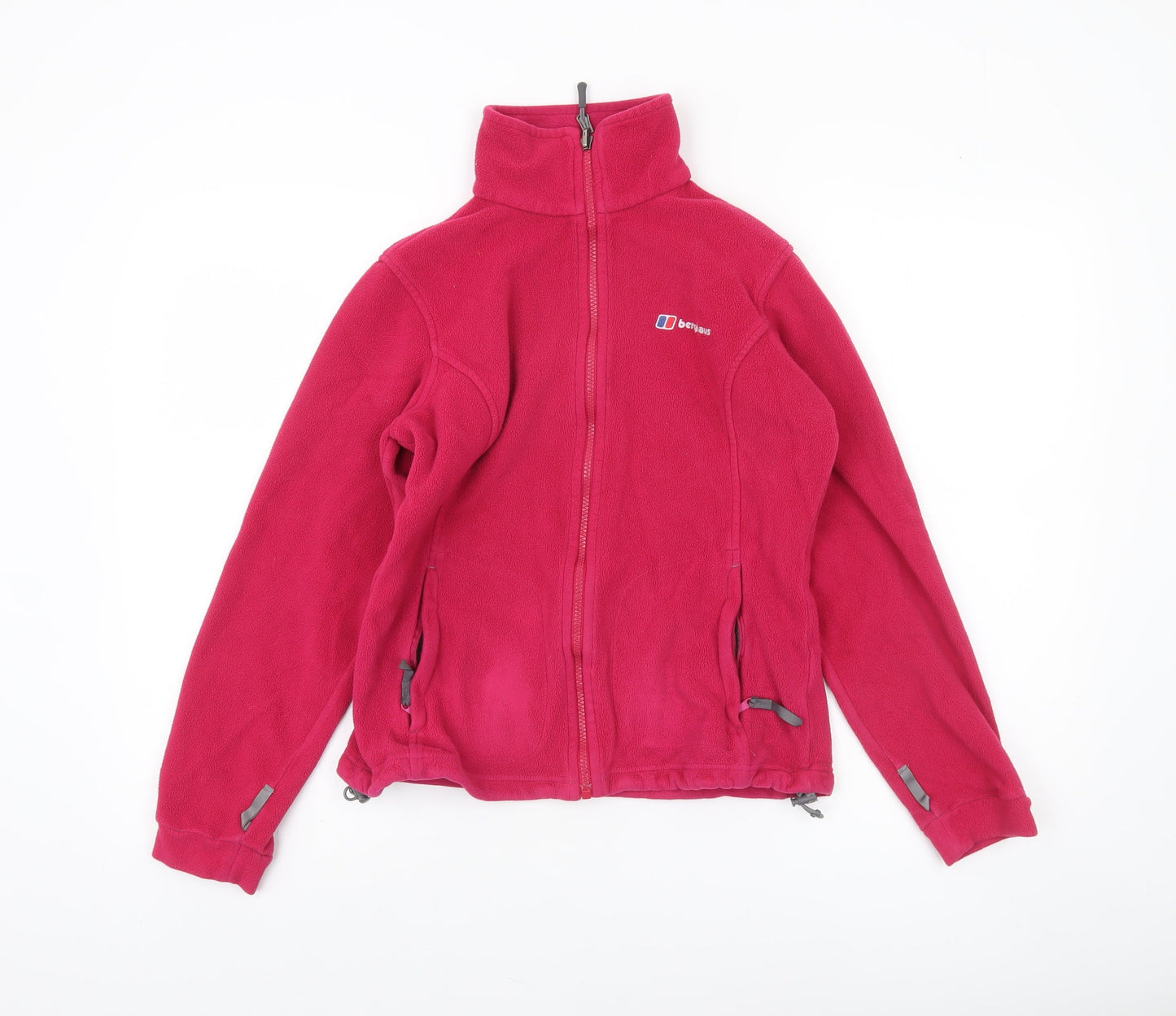 Berghaus Women Pink Fleece Full Zip Outdoor Jacket UK 10