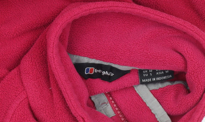 Berghaus Women Pink Fleece Full Zip Outdoor Jacket UK 10
